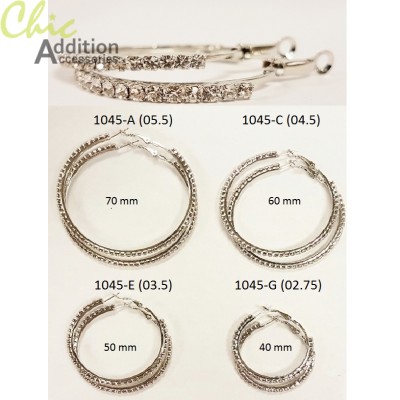 Earrings 1045-A, 1045-C, 1045-E, 1045-G